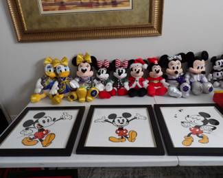 Ethan Allen for Disney Mickey prints