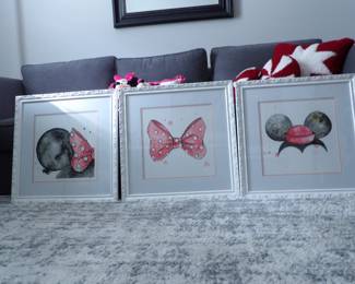 Ethan Allen for Disney Minnie prints