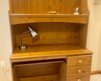 Desk with hutch