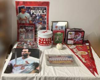 St. Louis Cardinals Baseball Memorabilia Lot 5 Puhols  McGuire