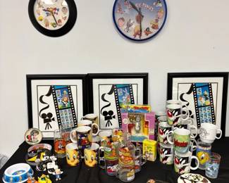 Assorted Looney Tunes, Garfield, Tom Jerry Collectables 