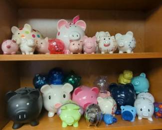Pig Shaped Piggy Banks