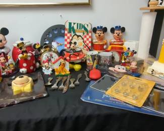 Disney Mickey Mouse Themed Decor And Collectibles 