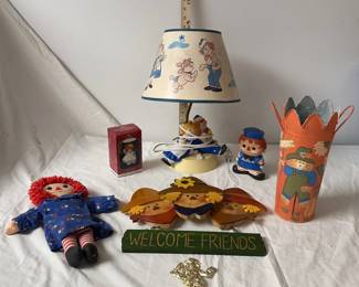 Raggedy Ann Andy Items