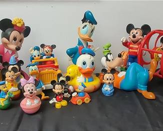 Vintage Mickey Mouse Toys And Banks