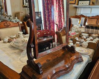 19th century dressing mirror