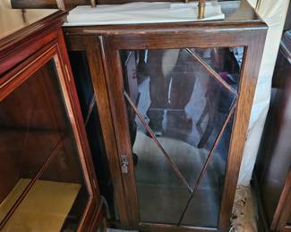 Edwardian display cabinet.