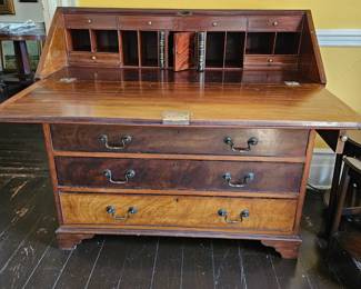 Victorian writing slope desk.