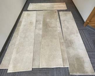White Area Rug And Runners