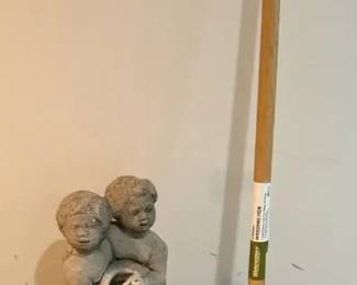 Garden Statue Weeding Hoe
