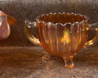 Marigold Carnival Glass