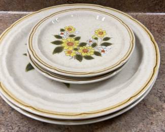 Crown Manor Spring Daisy Dishes