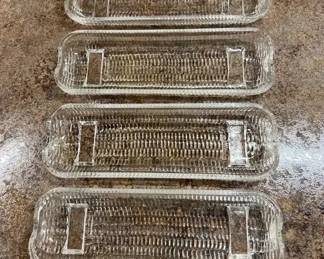 Vintage Glass Corn Holders