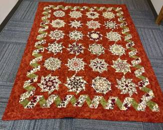 Pinwheel Or StackPack Quilt With Fall Colors