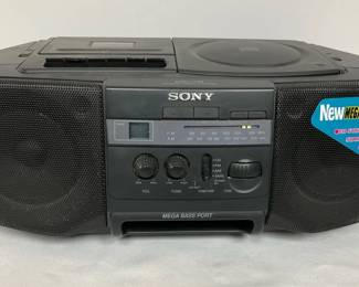 Sony Battery Powered Radio CD Cassette Player
