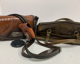 Vintage Leather Handbags Coin Purse