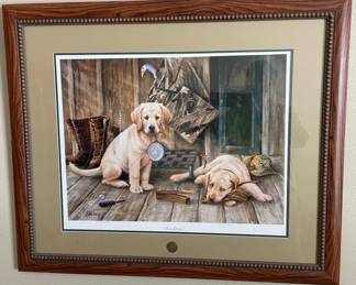 Jim Killeen Break Time Signed Print 