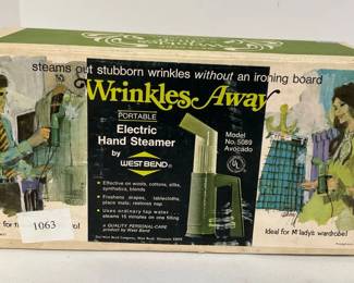 Vintage West Bend Hand Held Steamer