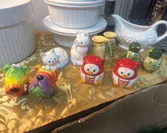 Salt and pepper shakers