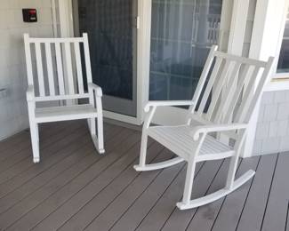 Aluminum rocking chairs
