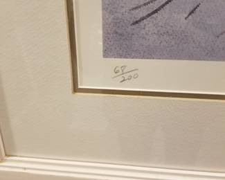 Beach Prescription by C. King signed & numbered print 68/200