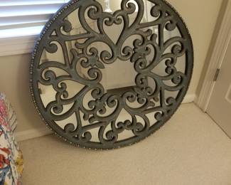 Ornate wall mirror