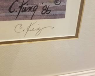 Beach Prescription by C. King signed & numbered print 68/200