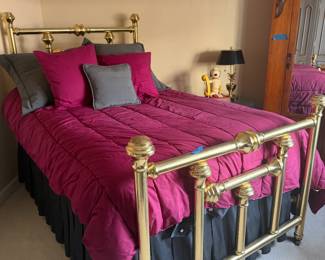 Brass Full Sized Bed 