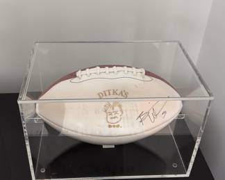 Dick Butkus Autographed Ditka's Football. 