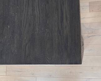 RH Parsons Dining Table In Black Oak Finish. Measures 96" L x 42" W x 30.5" H with 26.5" Clearance. Photo 4 of 4. 