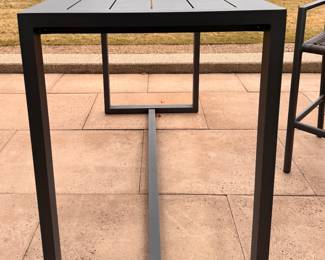 RH Outdoor Cast Aluminum Bistro Table. Photo 1 of 2. 