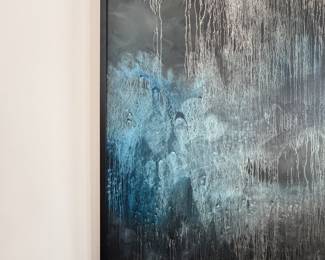 Large Scale Custom Acrylic / Mixed Media by Phillip Lantz. Measures 4' W x 9' H. Photo 2 of 3. 