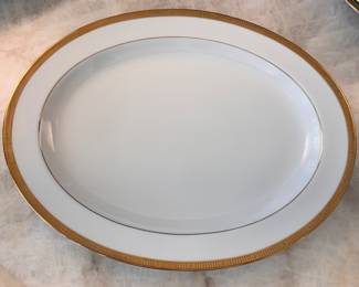 Bernardaud Limoges Madison Bone China. Pieces Include: Creamer & Sugar, 2 Serving Bowls, Serving Dish, 9 Dinner Plates, 8 Salad Plates, 9 Bread & Butter Plates, 10 Rimmed Soup Bowls. Photo 3 of 7. 