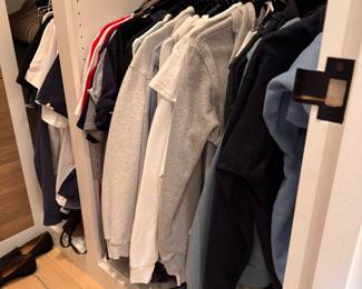 Sweatshirts & Athletic T-Shirts. 