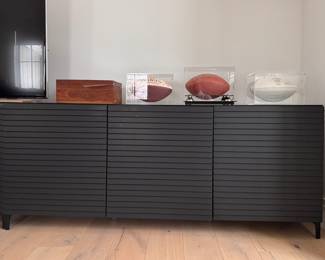 IKEA Besta Opbergers Console - 3 Available. Each Measures 71"W  x 16.5" D x 30" H. Photo 1 of 2. 