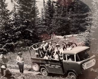 Framed Black & White Photo of Skyline Ranch, Telluride, CO. Photo 2 of 2. 