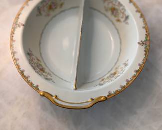 Noritake China Pattern Code NN1182. Pieces Include: 8 Dinner Plates, 8 Bread & Butter Plates, 8 Bowls, 6 Cream Soup, 11 Saucers, Covered Tureen, Divided Dish, Cream & Sugar and Sauce Boat with Under Plate. Photo 7 of 10. 