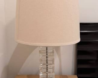 Restoration Hardware (RH) Stacked Crystal Block Table Lamps - 2 Available. Each Measures 26" H. Photo 1 of 3. 