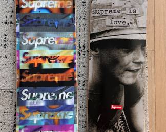Supreme Skateboard Decks - 2 Available. 