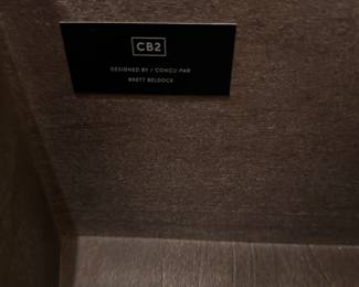 CB2 Curved Nightstand by Brett Beldock in Vellum. Each Measures 25" W x 19" D x 20.5" H. Photo 3 of 3. 