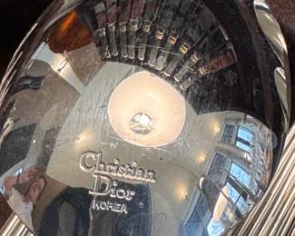 Christian Dior Gaudron Stainless Steel Flatware Set. Piece Include: 9 Spoons, 9 Dessert Spoons, 10 Luncheon Forks, 10 Dinner Forks, 10 Knives, 1 Soup Spoon, 1 Sugar Spoon & 2 Serving Forks. Photo 2 of 2. 