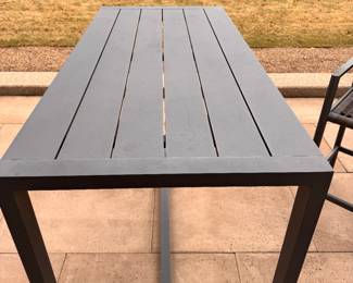 RH Outdoor Cast Aluminum Bistro Table. Photo 2 of 2. 