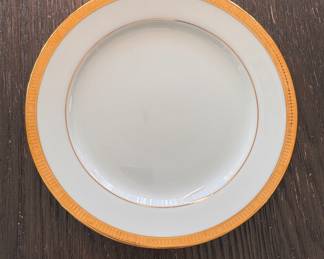 Bernardaud Limoges Madison Bone China. Pieces Include: Creamer & Sugar, 2 Serving Bowls, Serving Dish, 9 Dinner Plates, 8 Salad Plates, 9 Bread & Butter Plates, 10 Rimmed Soup Bowls. Photo 1 of 7. 
