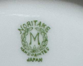 Noritake China Pattern Code NN1182. Pieces Include: 8 Dinner Plates, 8 Bread & Butter Plates, 8 Bowls, 6 Cream Soup, 11 Saucers, Covered Tureen, Divided Dish, Cream & Sugar and Sauce Boat with Under Plate. Photo 10 of 10. 