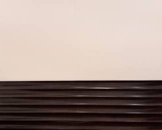 King Bed Frame in Mahogany Finish. Measures 81" W x 88" D x 44" H. King Mattress and Bedding Available, Too! Photo 2 of 3. 