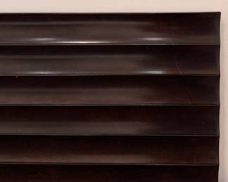 King Bed Frame in Mahogany Finish. Measures 81" W x 88" D x 44" H. King Mattress and Bedding Available, Too! Photo 3 of 3. 
