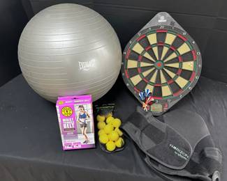 Everlast Fitness Ball Waist Slimming Belt Sport craft Dartboard And Back Support Device