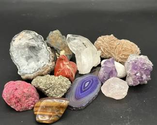 Rocks Stones Crystals And Geode Collection