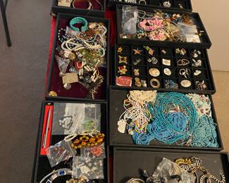 $5 LIQUIDATION JEWELRY TABLE (LOOK FOR RED TABLECLOTH)