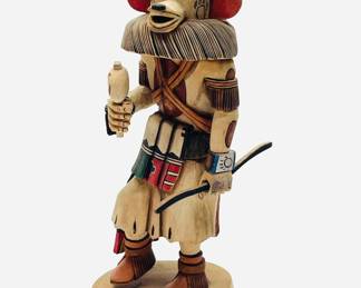 Vintage Signed Carved Wooden Hopi Kachina Doll